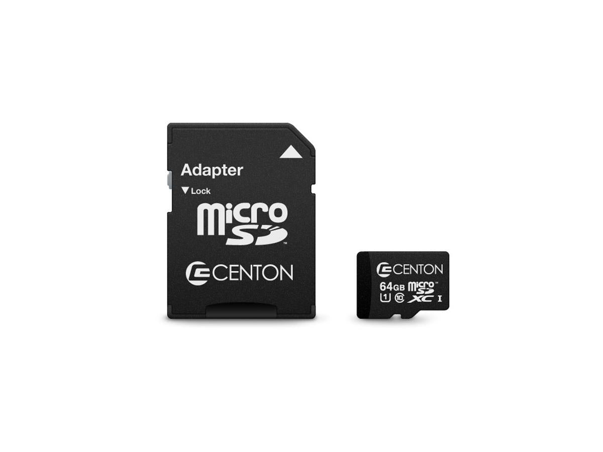 Centon TAA Compliant 64GB Micro SDXC Card UHS-I Class U1 for Professionals