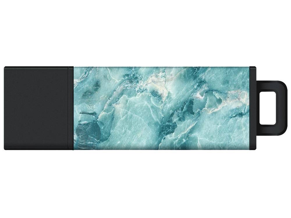 Centon USB 3.0 Datastick Pro2 32GB Marble-Aqua Fast Transfer Flash Drive