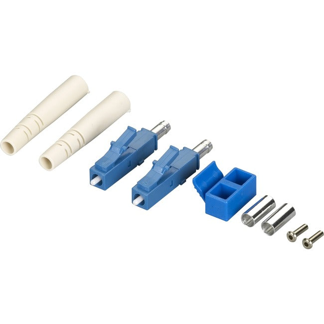 Ceramic Fiber Optic Connector - 125-Micron, Singlemode, Duplex, Lc, 3.0-Mm Boot,