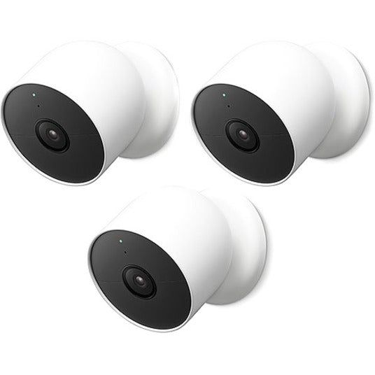 Certified Refurbished Google Nest Nest Cam 2 Megapixel Outdoor Full HD Network Camera - Color - 3 Pack