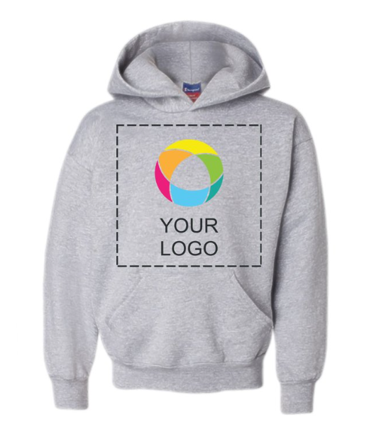 Champion® Eco Youth Hooded Sweatshirt – Sustainable Style, Legendary Comfort