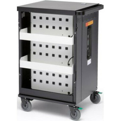 Charging Cart 36 Devices 3 Shelves - Topaz Device Storage Cart | Bretford CoreX TCOREX36-TZ