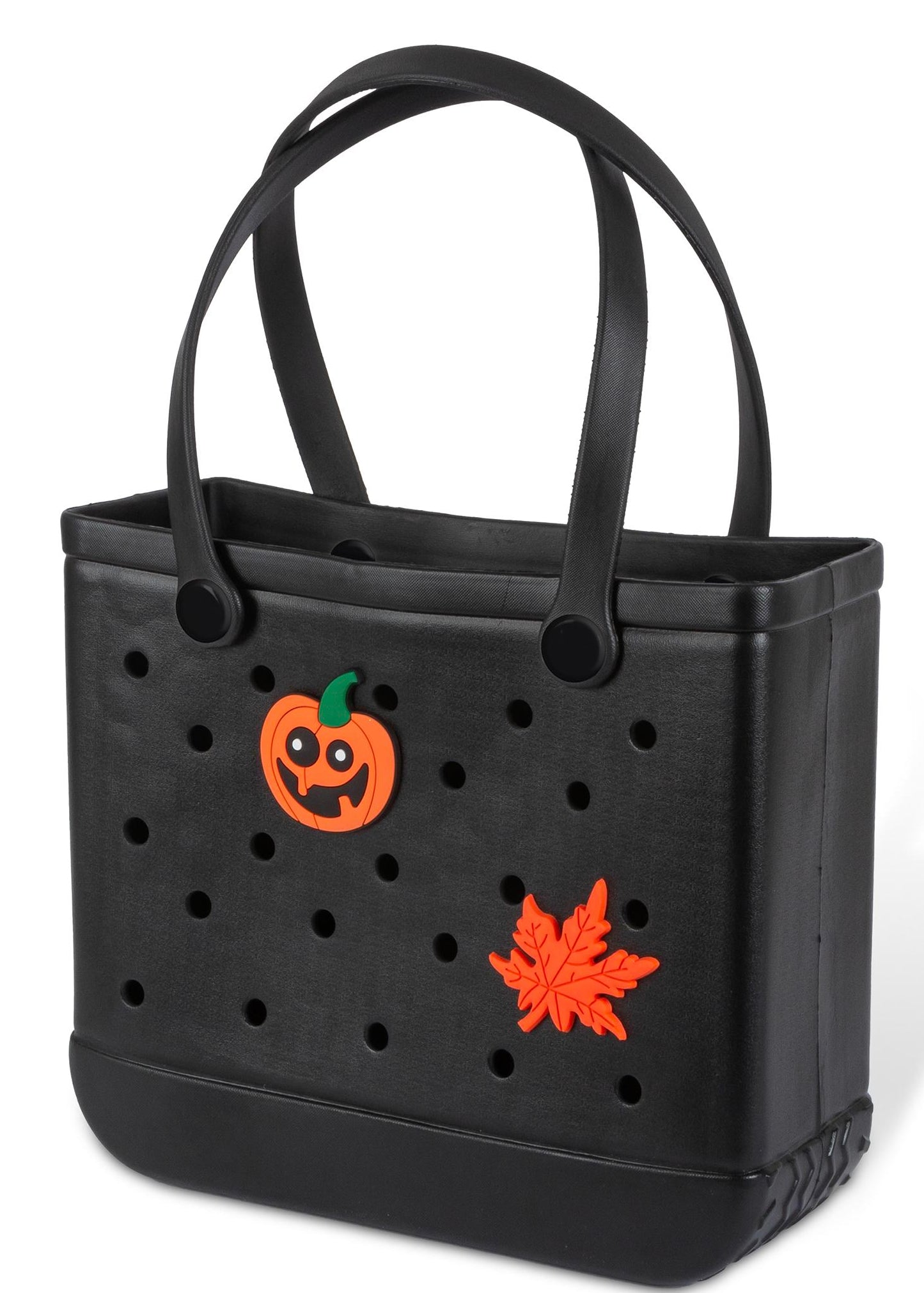 Charming Tote Bag With 12 Removable Charms - Black
