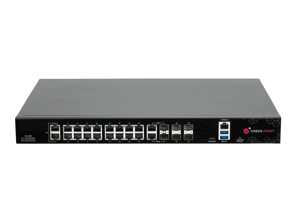 Check Point Quantum Spark 1900 - Security appliance - with 1 year SandBlast (SNBT) Security Subscription Package -