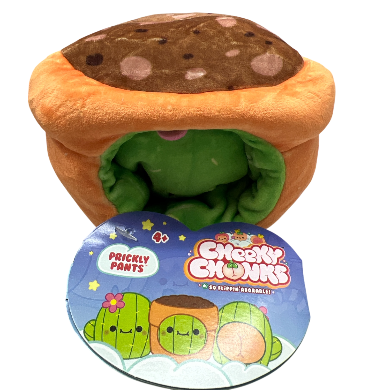 Cheeky Chonks Reversible Plush - Prickly Pants