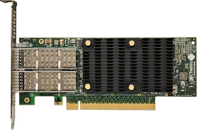 Chelsio T6 Dual Port 40G/50G/100GbE Adapter T62100-LP-CR