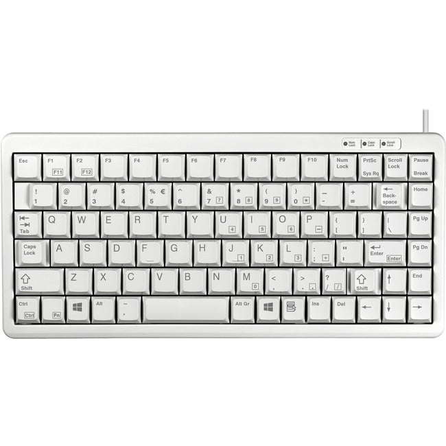 Cherry G84-4100 Ultraslim Light Gray Wired Keyboard