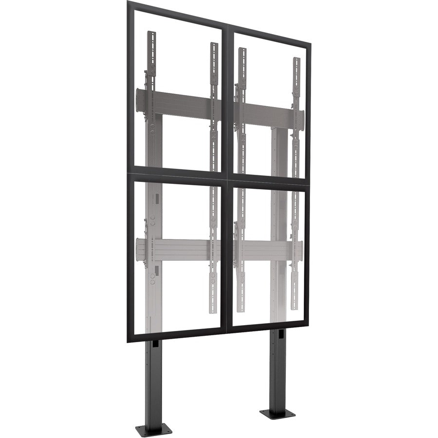 Chief Fusion 2 X 2 Portrait Micro-Adjustable Large Bolt-Down Freestanding Video Wall