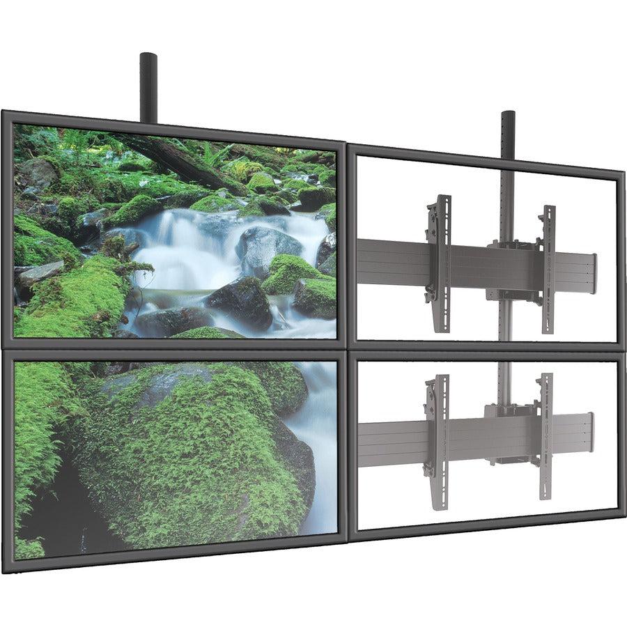 Chief Fusion Lcm2X2U Ceiling Mount For Digital Signage Display - Black