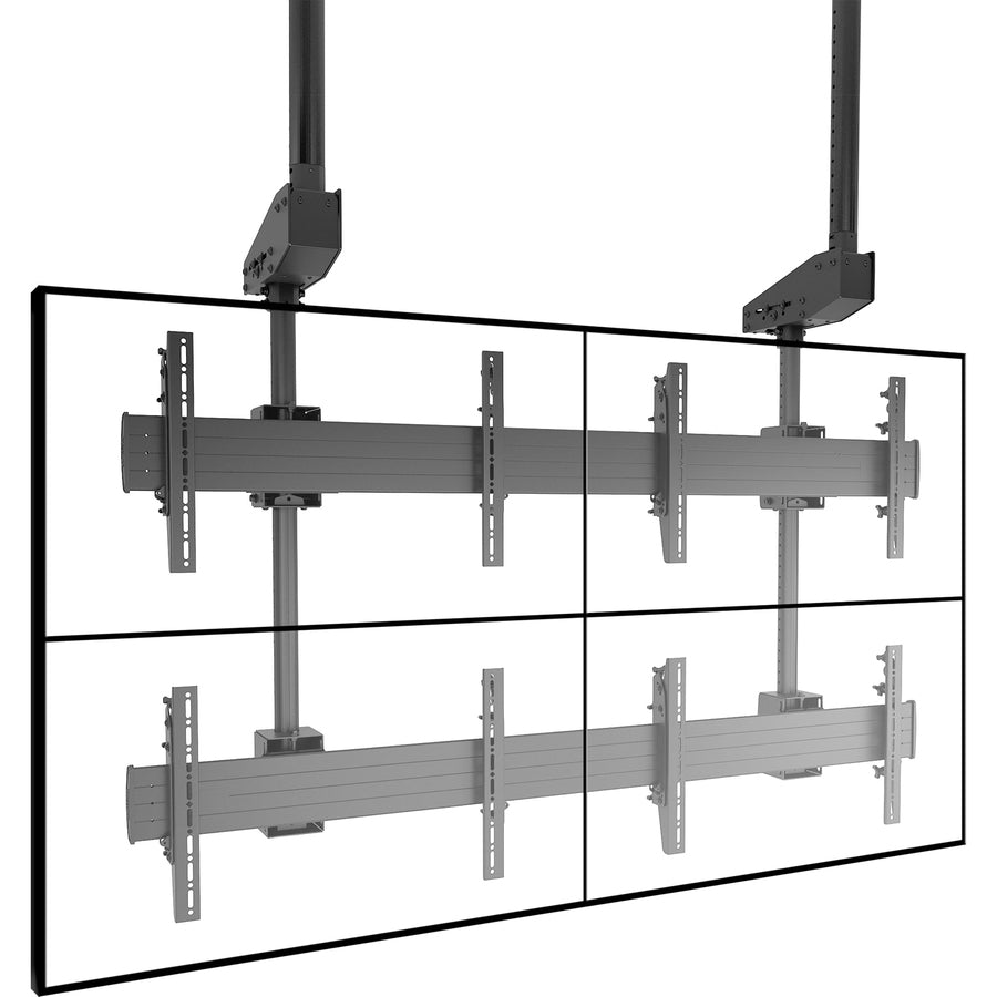 Chief Fusion Lcm2X2U Ceiling Mount For Digital Signage Display - Black