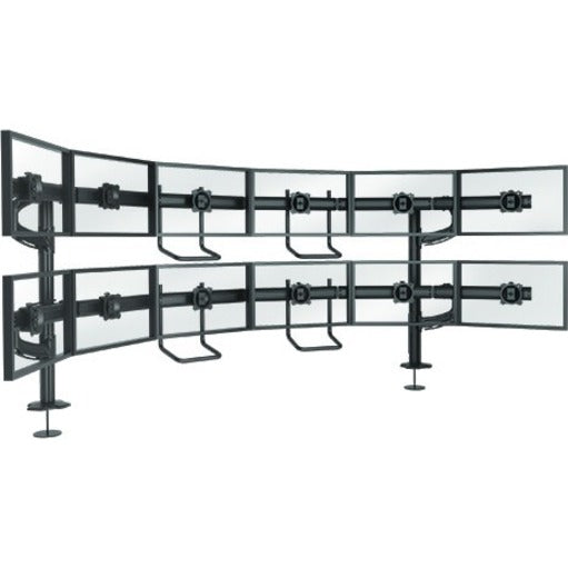 Chief Kontour K4G620B Desk Mount For Flat Panel Display - Black