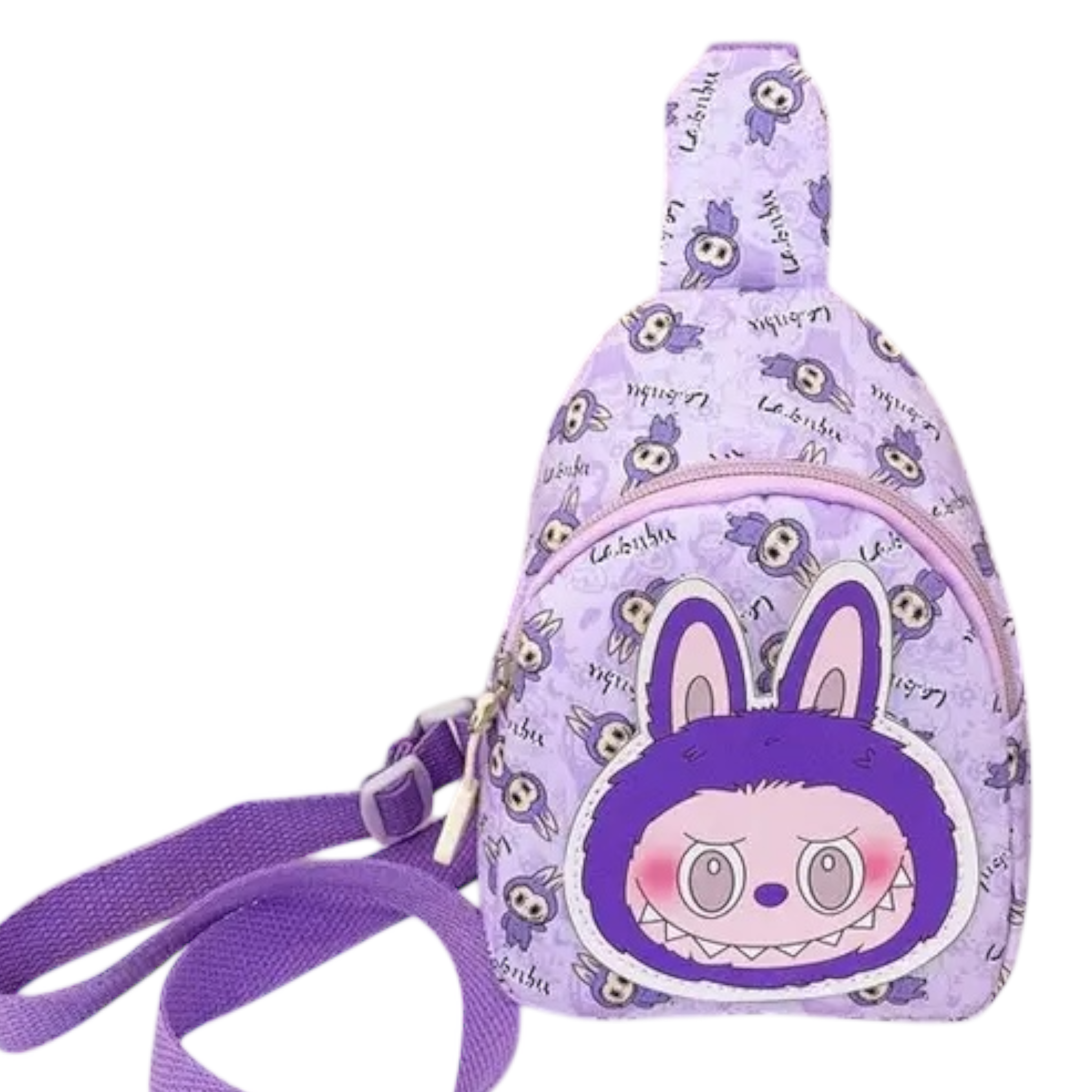 Children's Labubu Crossbody Bag - Purple