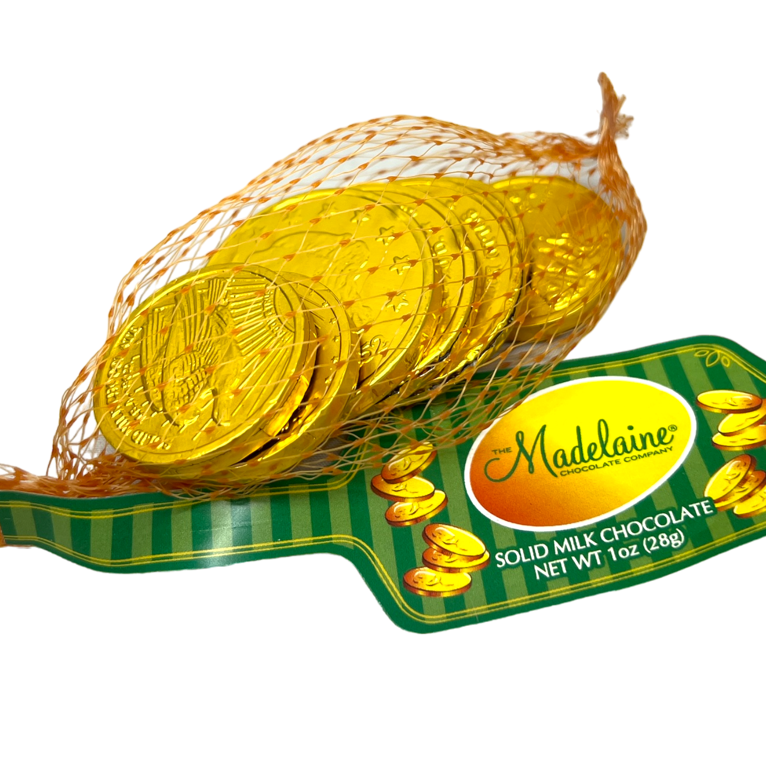 Chocolate Coin In Mesh Bag