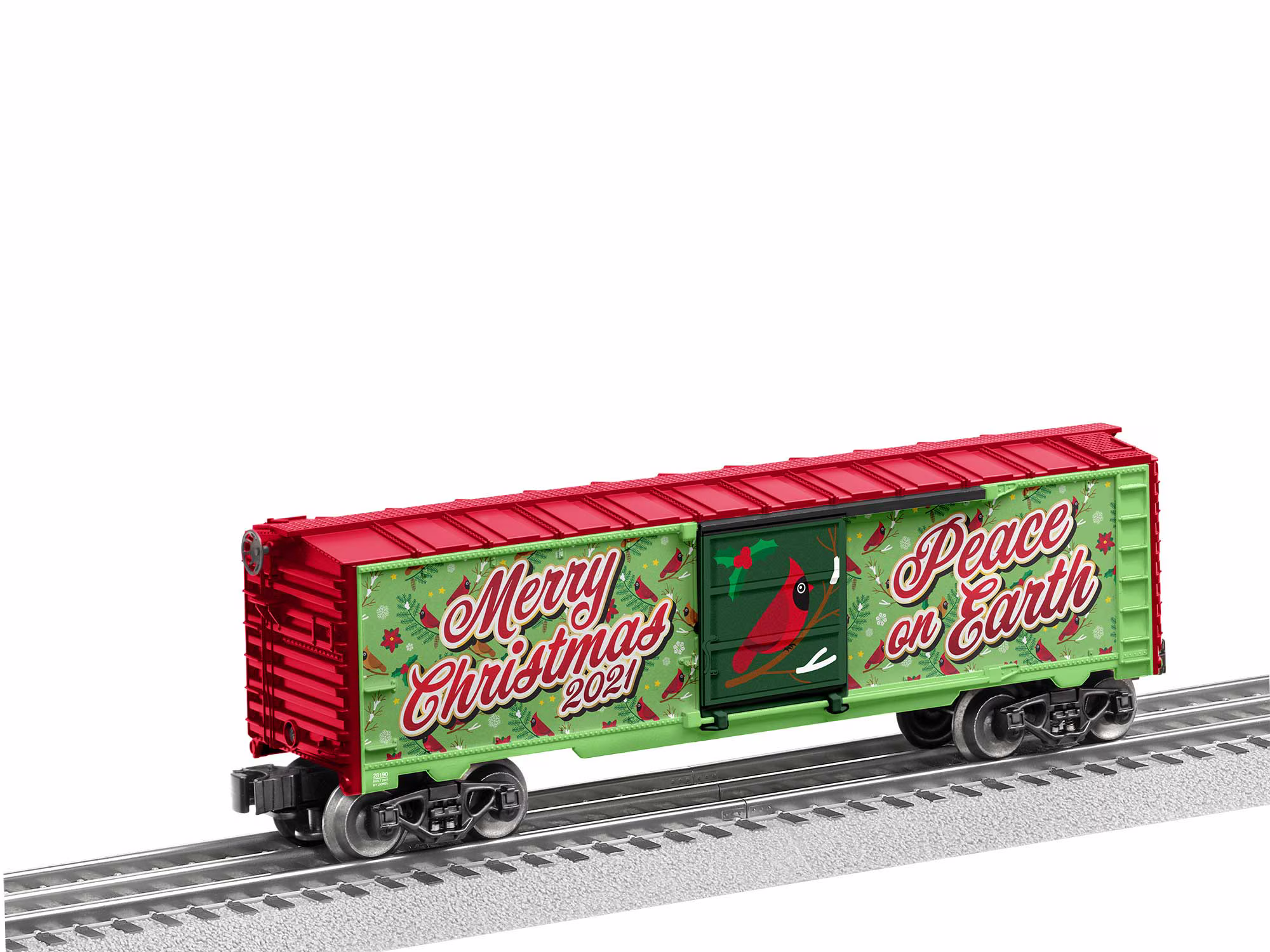 Christmas Box Car - O-27 Gauge