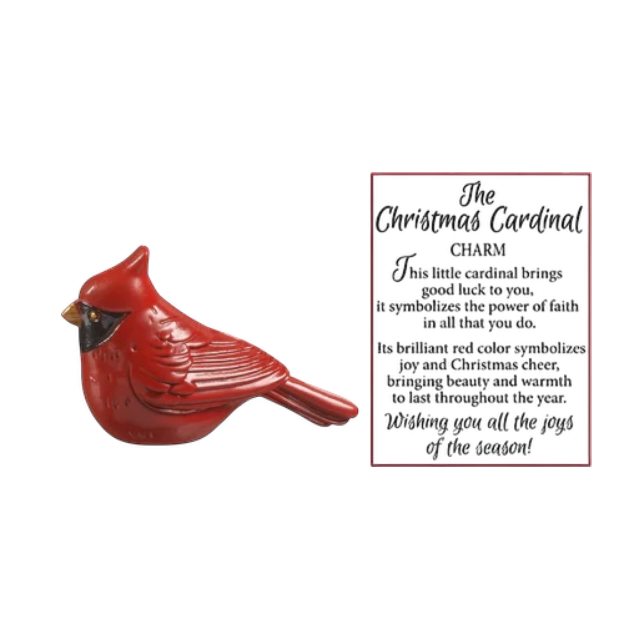 Christmas Cardinal Charm