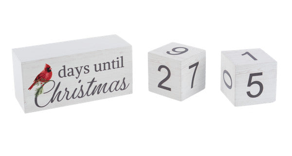 Christmas Cardinal Countdown Calendar