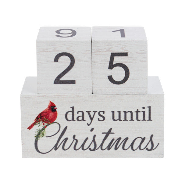 Christmas Cardinal Countdown Calendar