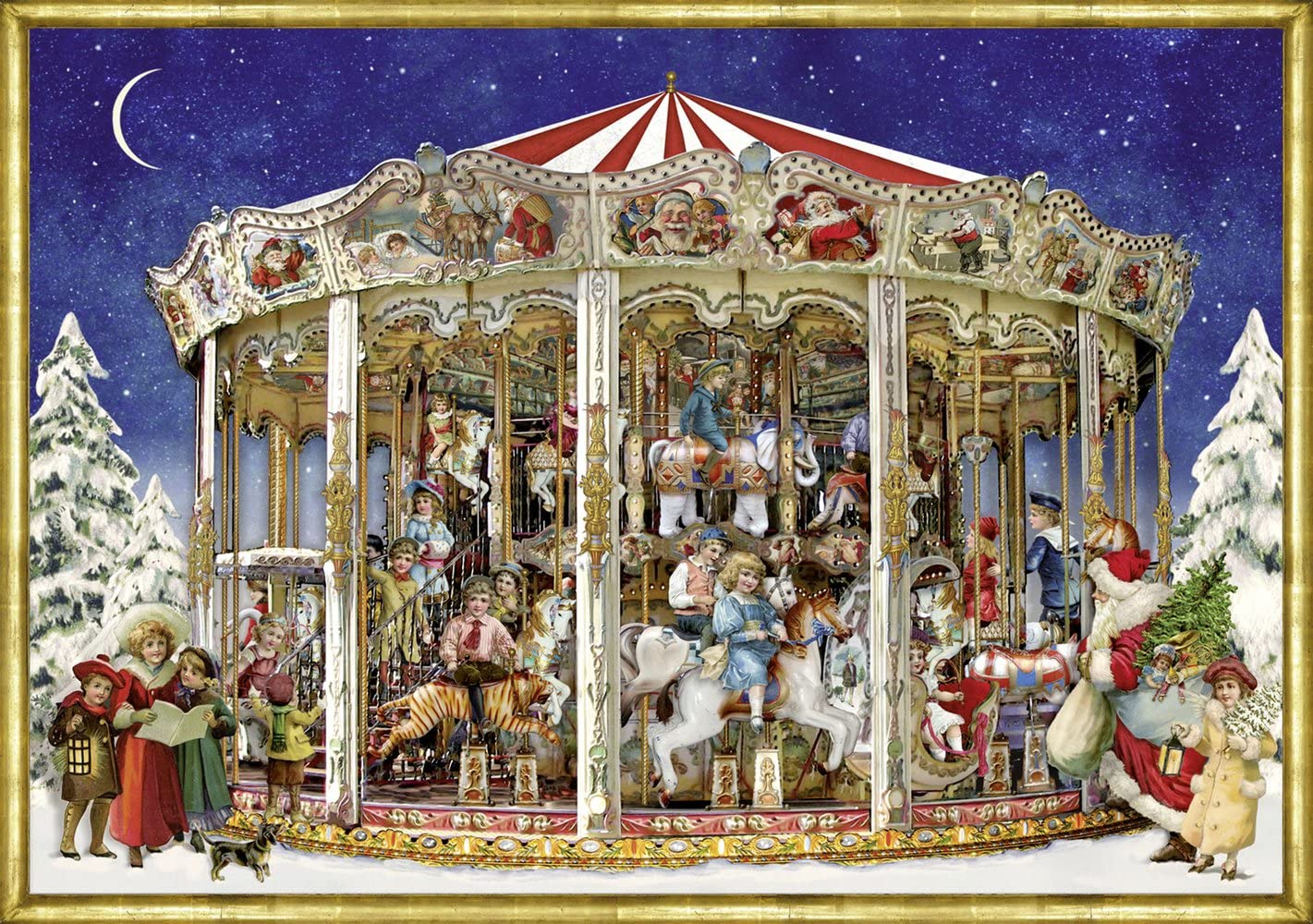 Christmas Carousel Puzzle - 1000 piece