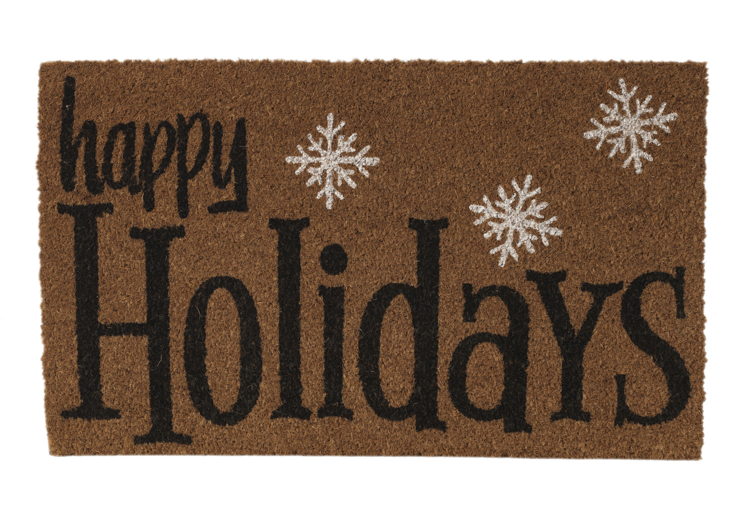 Christmas Coir Doormat - Happy Holidays