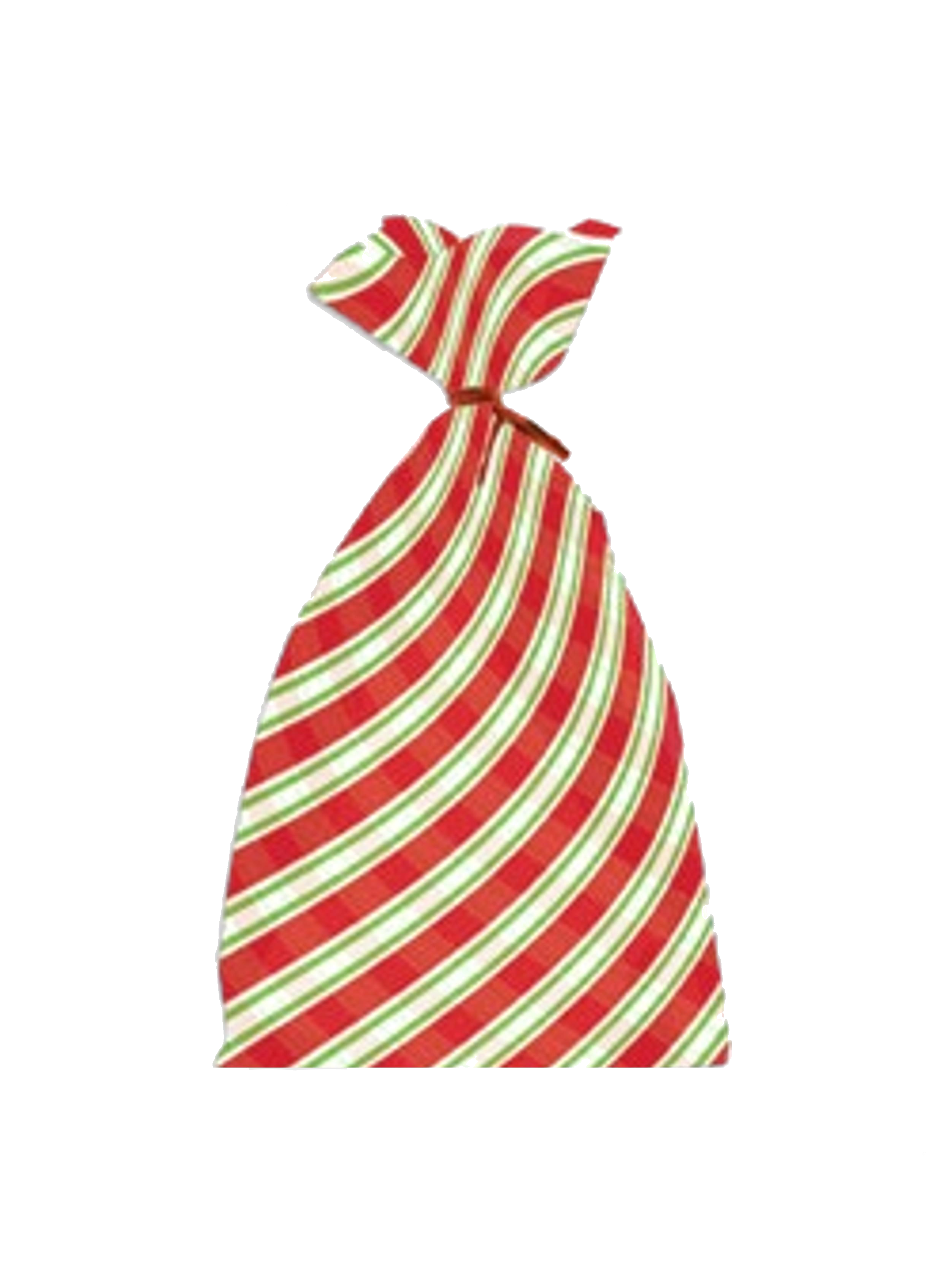 Christmas Cookie Cello Treat Bag 20 count - Red/Green Basketweave