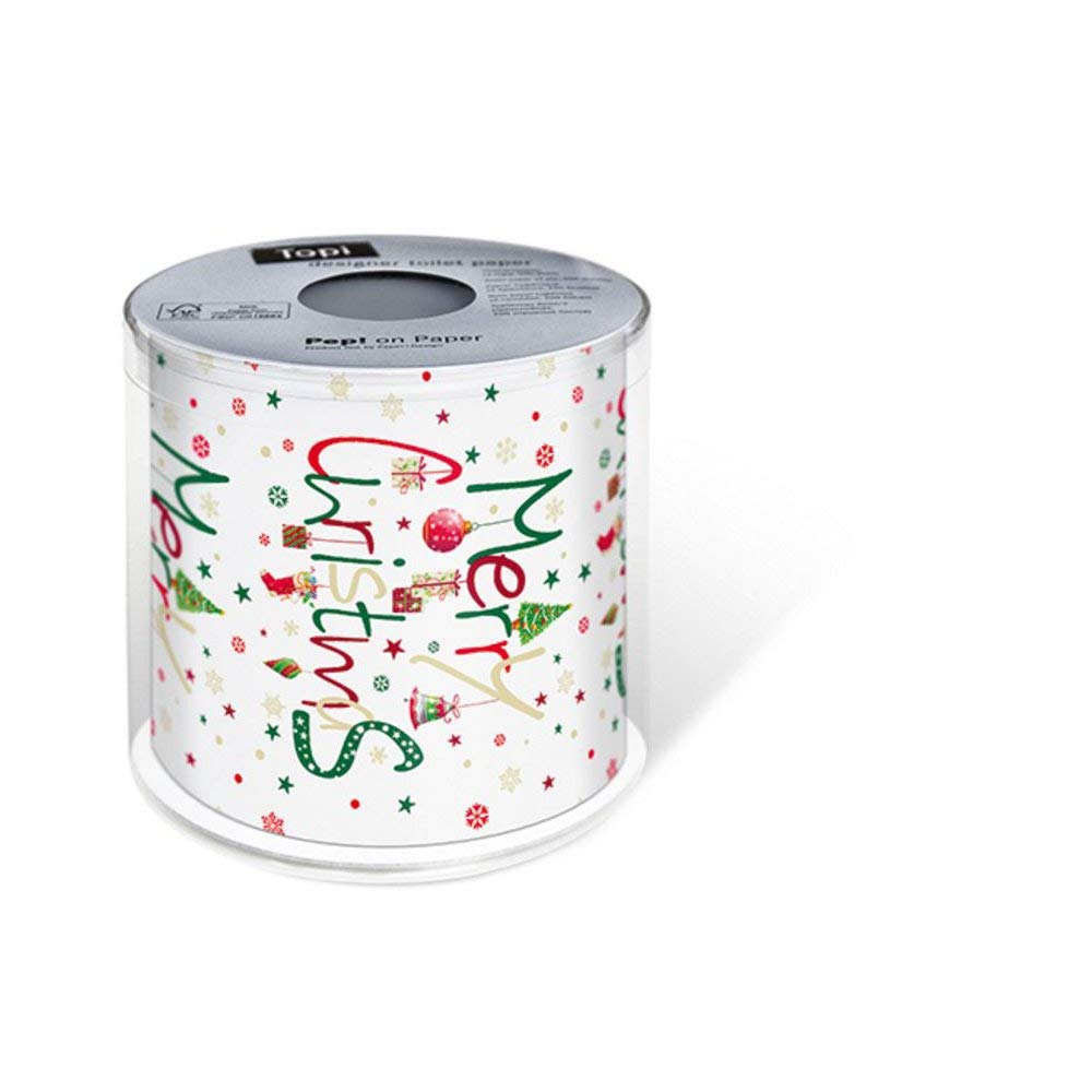 Christmas Design Toilet Paper Roll - Hearts