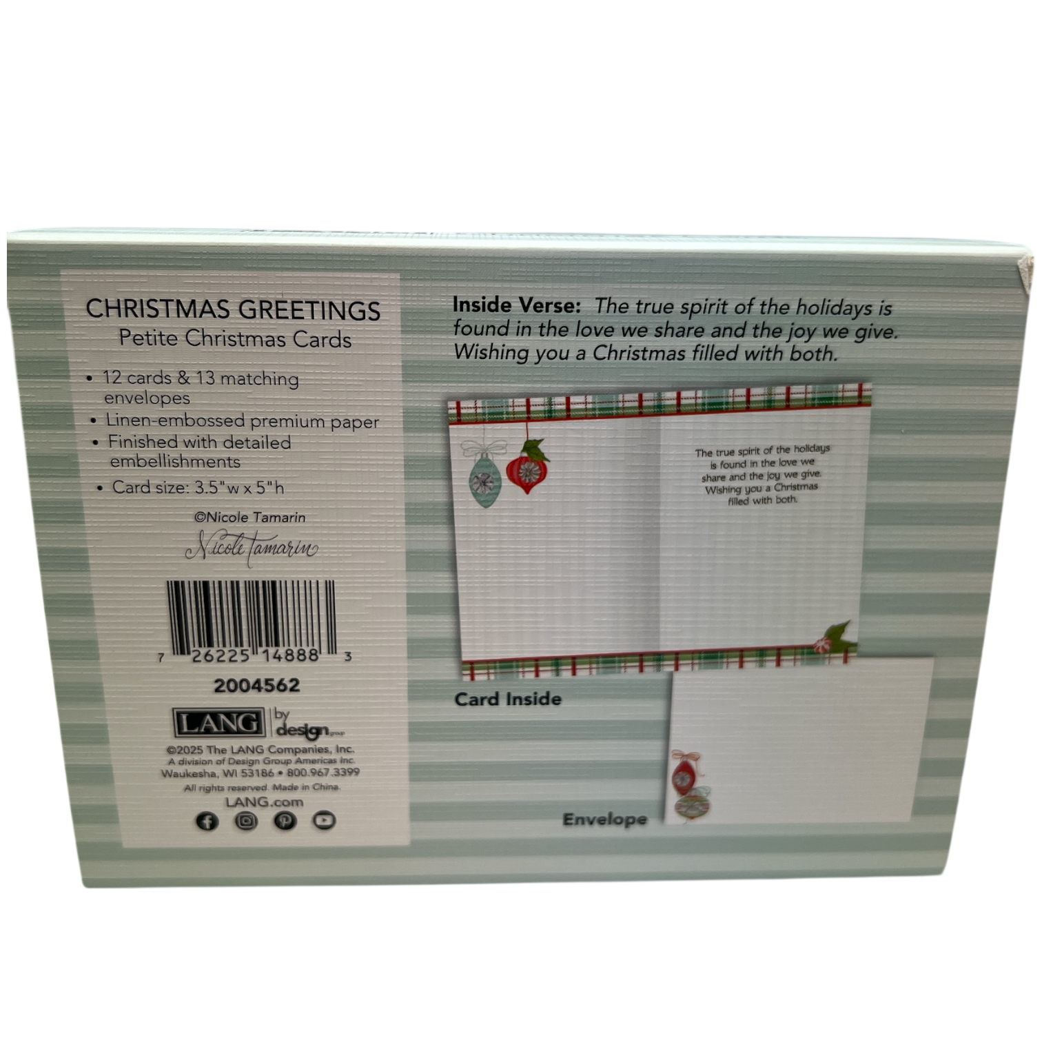 Christmas Greeting Petite Christmas Cards