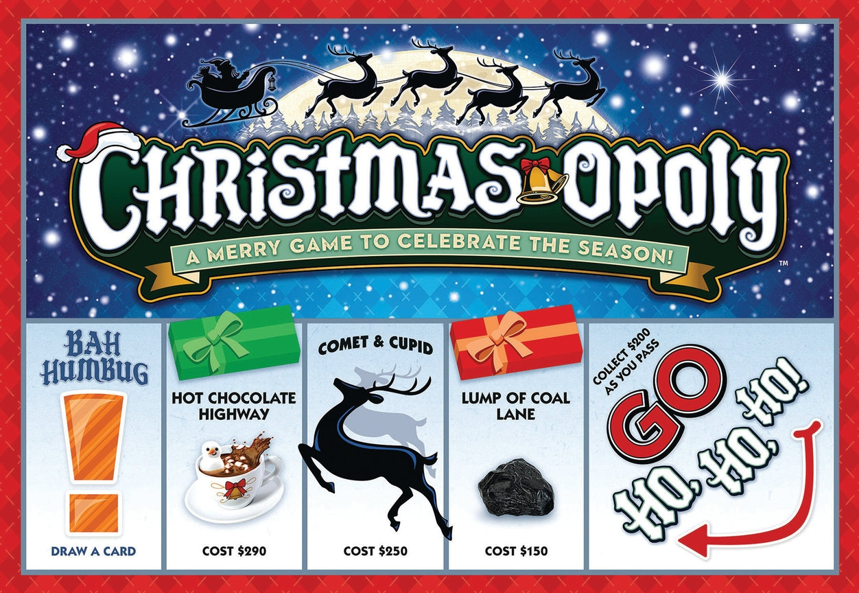 Christmas Opoly Board Game