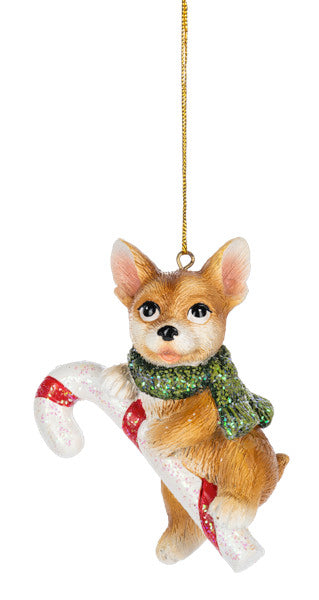 Christmas Puppy Ornament -
