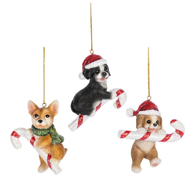 Christmas Puppy Ornament -