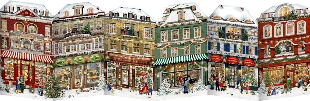 Christmas Shops - Free-standing Advent Calendar