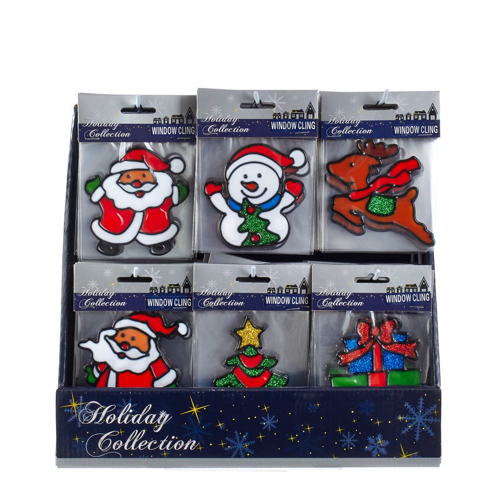 Christmas Window Cling - Santa