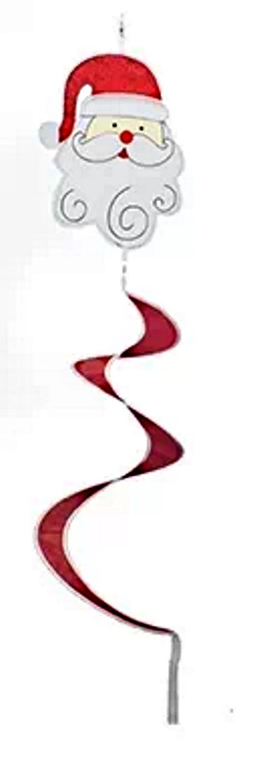 Christmas Windsock Spinner - Santa