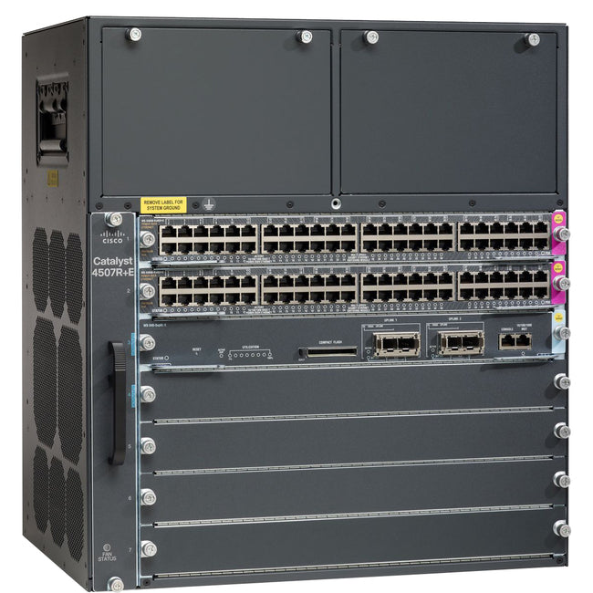 Cisco 10 Gig Switch - Catalyst 4507R+E 7-Slot Chassis | TecISoft WS-C4507R+E