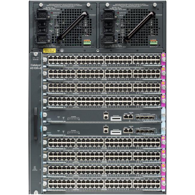 Cisco 10 Gig Switch - Catalyst 4510R+E 10-Slot Chassis | TecISoft WS-C4510R+E