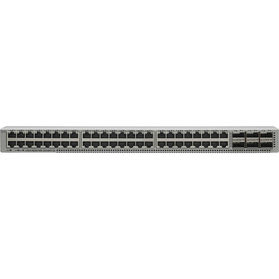 Cisco 10 Gig Switch - Nexus 93108TC-EX Enterprise Network Solution | TeciSoft N9K-C93108TC-EX-RF
