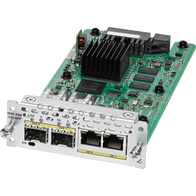Cisco 2-Port Gigabit Ethernet Wan Network Interface Module Nim-2Ge-Cu-Sfp