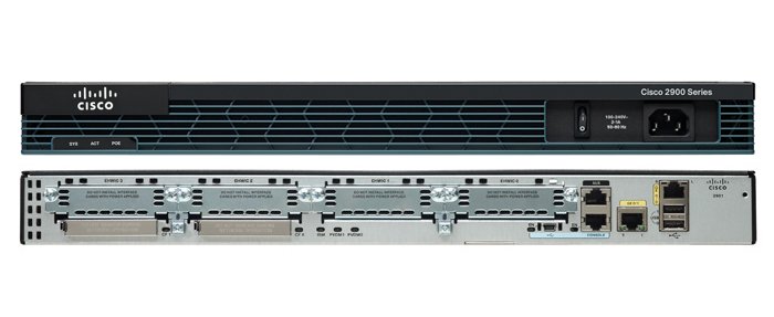 Cisco 2901 Integrated Services Router with 2 GE and EHWIC CISCO2901/K9-RF
