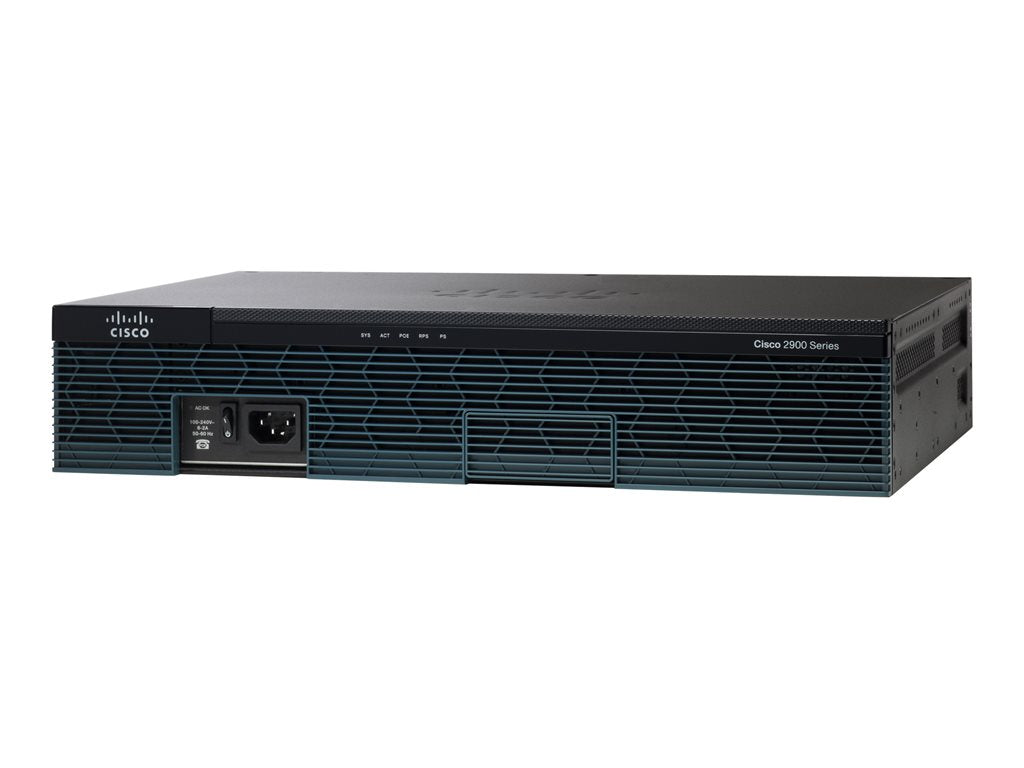 Cisco 2911 SRE Bundle - Router - voice / fax module - GigE - WAN ports: 3 - refurbished