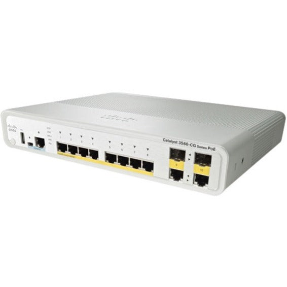 Cisco 3560C Pd Pse Switch 8 Ge Poe, 2 X 1G Copper Uplink, Ip Base Ws-C3560Cpd8Pts-Rf