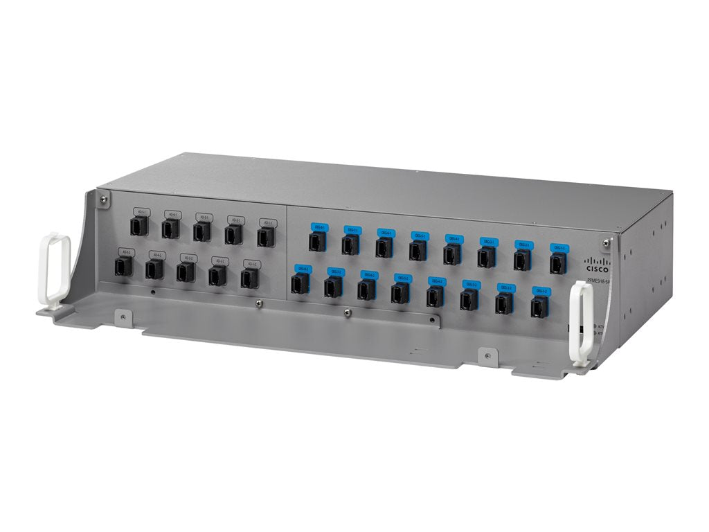 Cisco 8-Degree Mesh Patch Panel - 5-Add/Drop Port + Monitoring - Patch panel - 2U - remanufactured - for Network Convergence NCS2KPPMESH85AD-RF