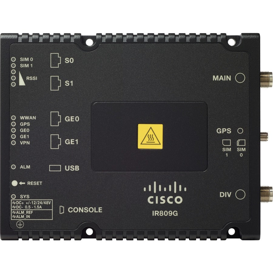 Cisco 809 Industrial Router - 4G LTE Ruggedized Network Solutions | TECISOFT IR809G-LTE-GA-K9
