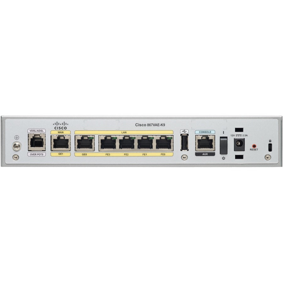 Cisco 867Vae Adsl2+, Vdsl2 Modem/Wireless Router