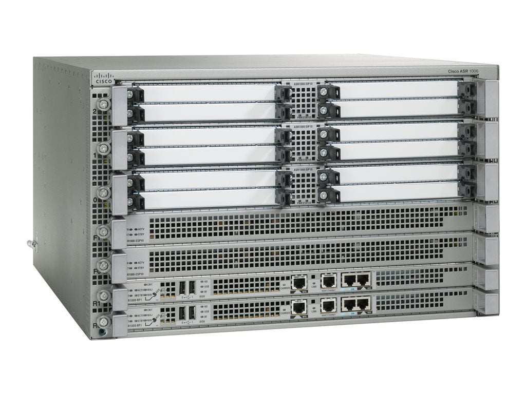 Cisco ASR 1006 - Modular expansion base - rack-mountable - refurbished