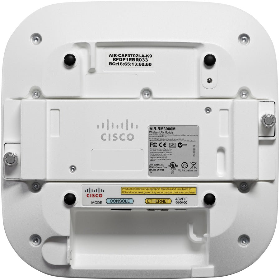 Cisco Aironet 3702I IEEE 802.11ac 450 Mbit/s Wireless Access Point AIR-CAP3702ICK9-RF