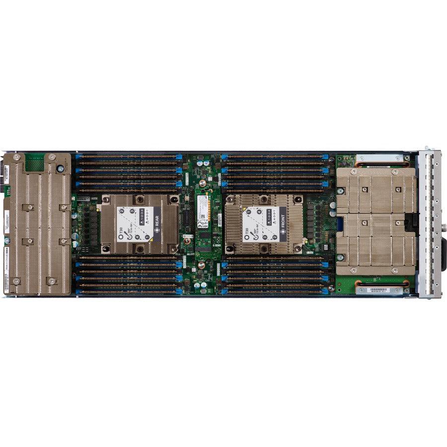 Cisco B200 M5 UCSB-B200M5-RSV1E Blade Server - 2 x Intel Xeon 5218R 2.10 GHz - 64 GB RAM - 240 GB SSD - (1 x 240GB) SSD Configuration - 12Gb/s SAS Controller