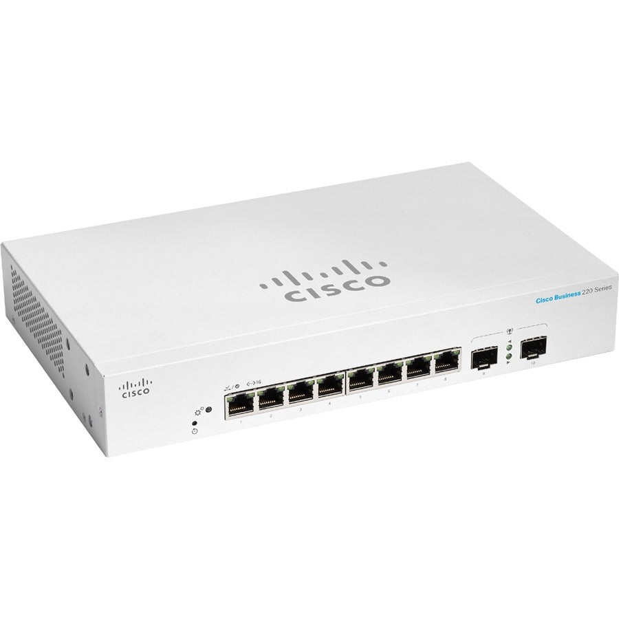 Cisco Business Cbs220-8T-E-2G Ethernet Switch Cbs220-8T-E-2G-Eu