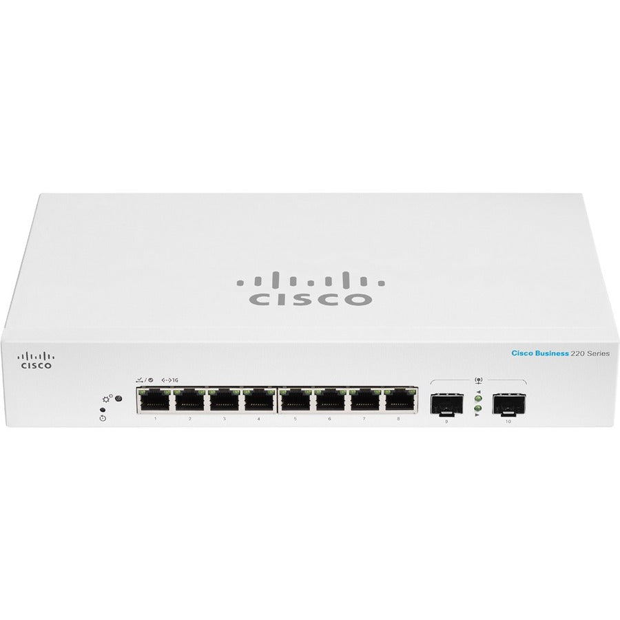 Cisco Business Cbs220-8T-E-2G Ethernet Switch Cbs220-8T-E-2G-Eu
