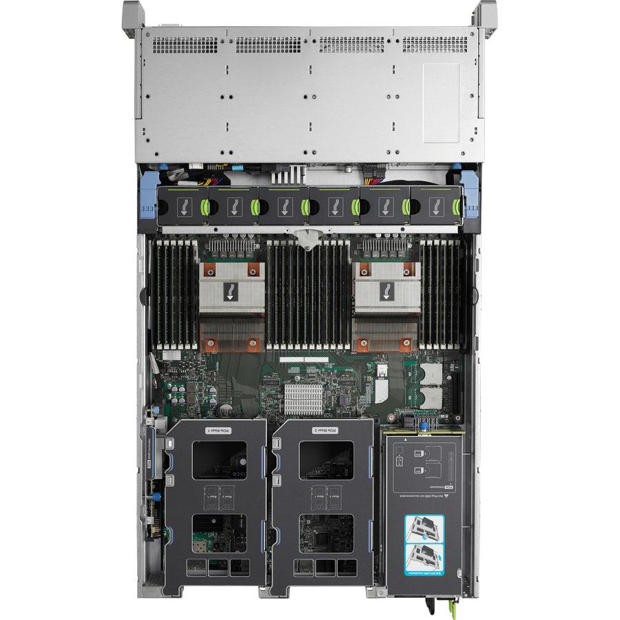 Cisco C240 M4 2U Rack Server - 2 X Intel Xeon E5-2620 V4 2.40 Ghz - 256 Gb Ram - 96 Tb Hdd - (12 X 8Tb) Hdd Configuration - 12Gb/S Sas, Serial Ata Controller