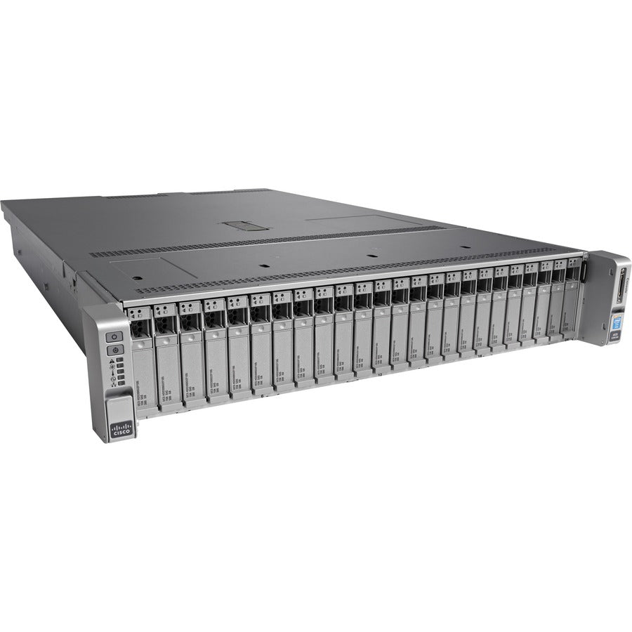 Cisco C240 M4 2U Rack Server - 2 x Intel Xeon E5-2630 v3 2.40 GHz - 64 GB RAM - 12Gb/s SAS, Serial ATA Controller