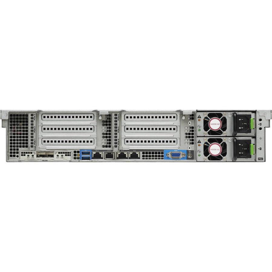 Cisco C240 M4 2U Rack Server - 2 x Intel Xeon E5-2637 v3 3.50 GHz - 256 GB RAM - 12Gb/s SAS, Serial ATA Controller